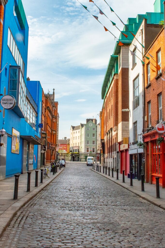 Sunny Street in Dublin