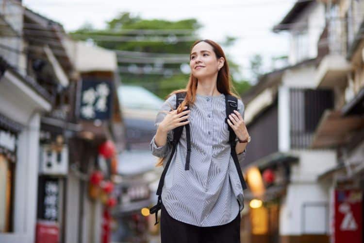 Female Tourist in Asia